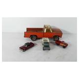 Toy cars, includes metal Nylint truck, Tonka