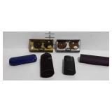 Two pairs of Sax polarized sunglasses and empty