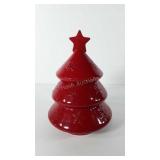 Christmas decor, stoneware Christmas tree cookie