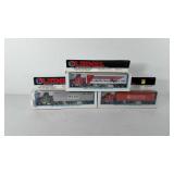 Three Lionel Railroad tractor trailers
