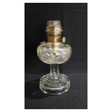 Glass oil lantern, 13"