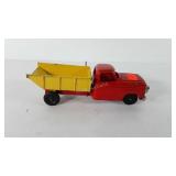 Toys, metal hubley dump truck, 9"