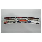 Set of 3 Lionel Tractor Trailer trucks in