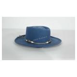 100% wool felt Scala hat, size large.