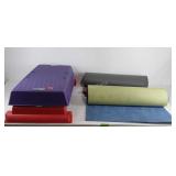 Exercise group, includes four exercise mats and