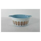 Pyrex, gourmet blue delphite casserole dish with