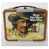 How The West Was won metal lunch box, 4" x 7" x