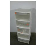 Sterilite storage tote tower, 5 stacked drawers