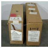 Two ventilator inserts, one 30" stainless hood