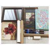 Wall art, stretched decor canvas, Jesus