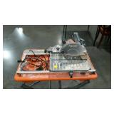 Ridgid 7" wet saw on stand. Tested and works.