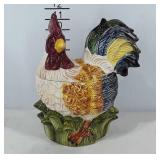 Jay Import rooster cookie jar, 10" tall