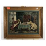 The Chess Players print of painting by FM
