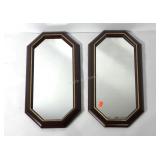 Pair of Home Interiors mirrors,  each measure