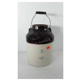 Stoneware crock, 3 gal Redwing pottery crock with