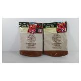 Two grow bags with four o