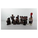 Figural decanters, lights, lanterns and