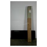 Queen headboard, vinyl leather-look, and Zinus