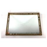 Early wall mirror with mosaic mirror edge,