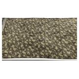 Camo design fleece throw, 56x71