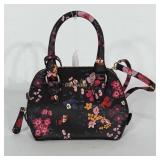 Steve Madden floral clutch purse with removable /