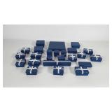 Group of 24 jewelry boxes, various sizes, some