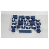 Group of 24 jewely boxes, various sizes, some