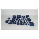 Group of 24 jewely boxes, various sizes, some
