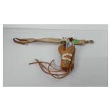 Toys, gun holster and cap gun, condition as shown