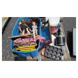 Skid lot, bake and cookware, American Girl dolls