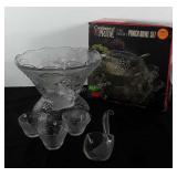 Continental pride punch bowl, includes ladle,