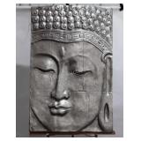 Large Buddha relief art, resin material, 31" ×