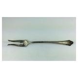 Sterling silver cocktail fork