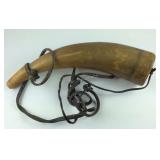 Antique powder horn