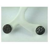 Sterling silver stud earrings