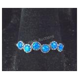 Size 10 Sterling silver CZ ring