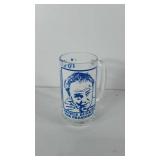 Archie Bunker for president glass