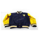 West Virginia Mountaineers letterman jacket, size