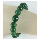 115ct green aventurine bead stretch bracelet