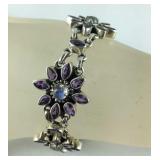 Sterling silver bracelet 8in