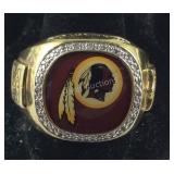 Sterling Silver Washington Redskins Genuine