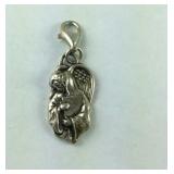 Sterling Silver Jophiel "Angel of Wisdom" Charm