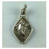Sterling Silver   "Angel of Love" Charm w/