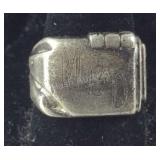 Sterling Silver Vintage Signet Ring "MCD", size