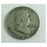 1954 Franklin Half Dollar