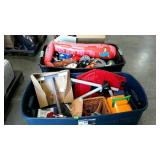 Skid lot: two large totes without lids. Mostly