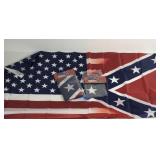 USA/Confederate blended flag, 3x5, new in