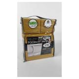 Queen sheet set, Bamboo Aloe Vera organic, six