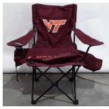 Virginia Tech Hokies folding chair with bag