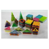 Toys, magnetic building blocks